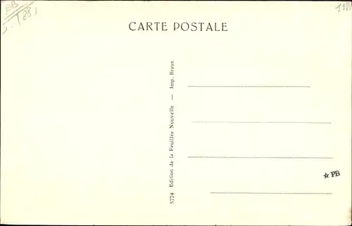 Ak Le Val d'Ajol Vosges, la Terrasse, depuis la Feuillée Nouvelle