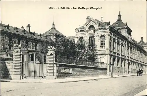 Ak Paris IX., Le College Chaptal