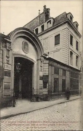 Ak Paris IV. Arrondissement Hôtel de Ville, Ancien Couvent des Peres de la Merci