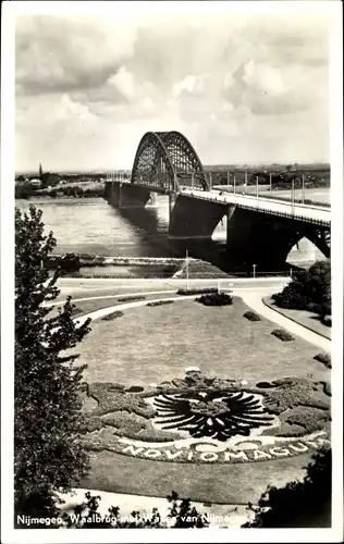 Ak Nijmegen Gelderland, Waalbrug