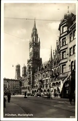 Ak München, Partie am Marienplatz