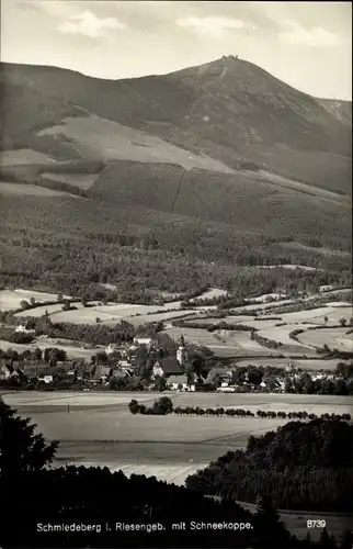 Ak Kowary Schmiedeberg Riesengebirge Schlesien, Schneekoppe, Ortschaft