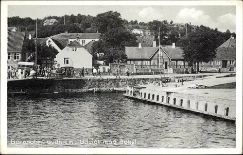 Ak Gudhjem Bornholm Dänemark, Udsigt mod Bokul