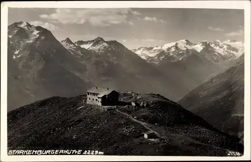 Ak Neustift im Stubaital in Tirol, Starkenburger Hütte
