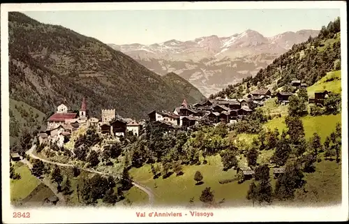 Ak Vissoye Vissoie Kanton Wallis, Val d´Annivers