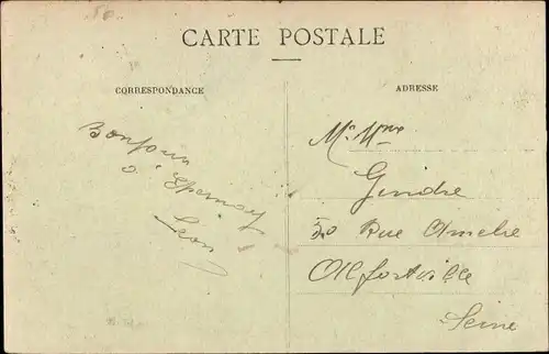 Ak Epernay Marne, Rue Saint Thibault, Le Bombardement en champagne, Zerstörtes Wohnhaus, Straße