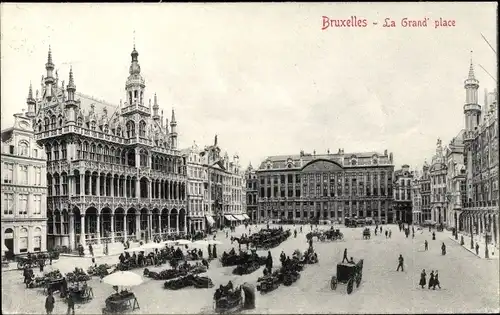 Ak Bruxelles Brüssel, La Gand' place