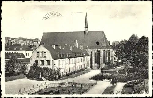 Ak Ixelles Bruxelles Brüssel, Abbaye de la Cambre, Source du Malbeek, ter Kameren Abdij