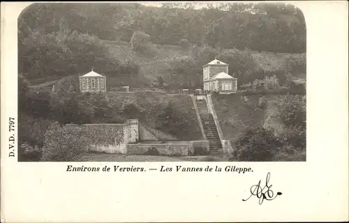 Ak Verviers Wallonien Lüttich, Environs de Verviers, Les Vannes de la Gileppe