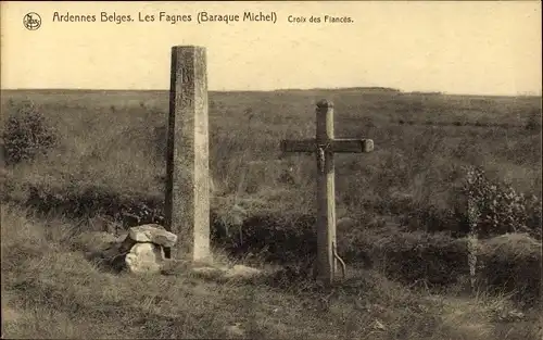 Ak Jalhay Wallonien Lüttich, Baraque Michel, Ardennes Belges, Les Fagnes