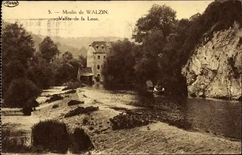Ak Walzin Dinant Wallonien Namur, Vallée de la Lesse, Moulin de Walzin