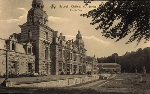 Ak Houyet Wallonien Namur, Chateau d'Ardenne, Facade Sud, Schloss