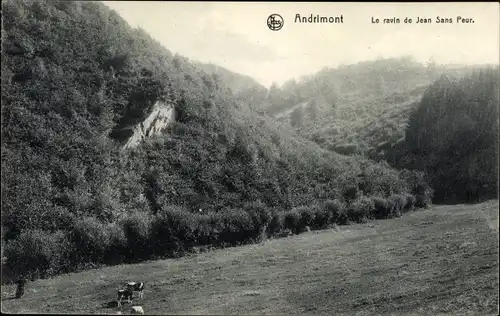Ak Andrimont Dison Wallonien Lüttich, Le ravin de Jean Sans Peur