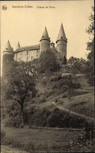 Ak Gendron Celles Wallonien Namur, Chateau de Veves, Burg
