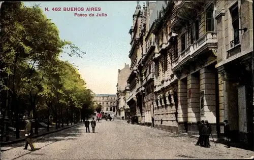 Ak Buenos Aires Argentinien, Paseo de Julio