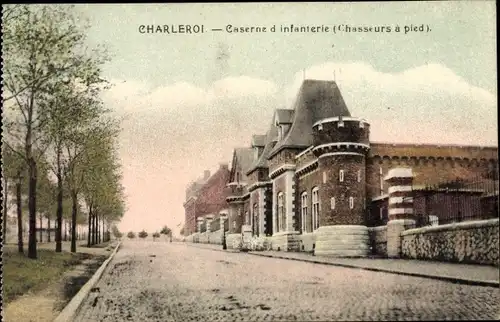 Ak Charleroi Wallonien Hennegau, Caserne d infanterie