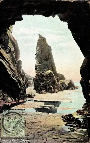 Ak Kanalinsel Jersey, Needle Rock, Felsen