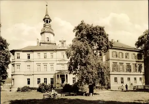 Ak Roßla am Harz, Blick auf das Schloß