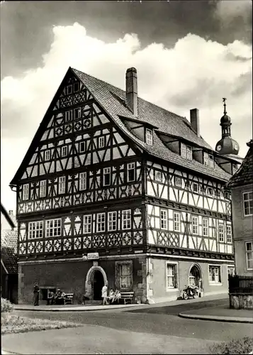 Ak Heinrichs Suhl in Thüringen, Waffenmuseum, Rathaus, Denkmalsgebäude