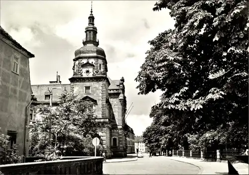 Ak Merseburg an der Saale, Haus der Kultur, Straßenansicht