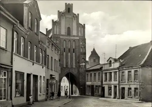 Ak Teterow in Mecklenburg, Rostocker Tor