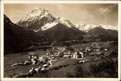 Ak Tarasp Scuol Schuls Kt. Graubünden Schweiz, Dorf, Berge