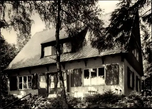 Ak Bad Elster im Vogtland, Waldcafé Bärenloh