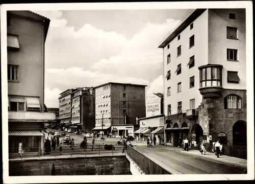 Ak Pforzheim im Schwarzwald, Leopoldstraße