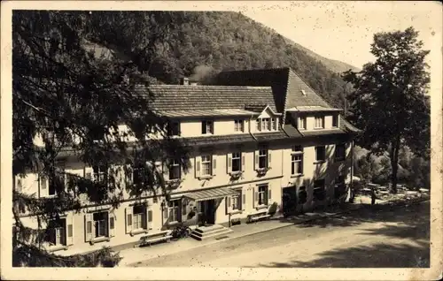 Ak Lierbach Allerheiligen Oppenau im Schwarzwald, Wasserfall Hotel
