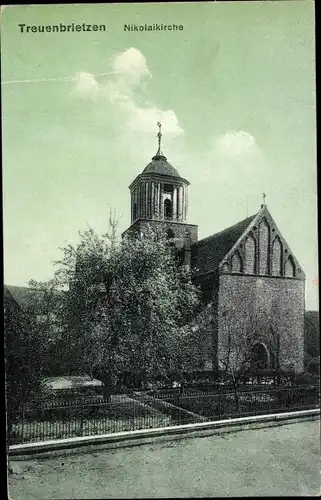 Ak Treuenbrietzen in Brandenburg, Nikolaikirche