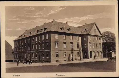 Ak Herne im Ruhrgebiet Westfalen, Finanzamt