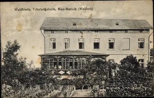 Ak Neu Berich Neuberich Bad Arolsen in Hessen, Waldfriede, Erholungsheim