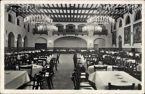 Ak München Bayern, Innenansicht Löwenbräu-Keller