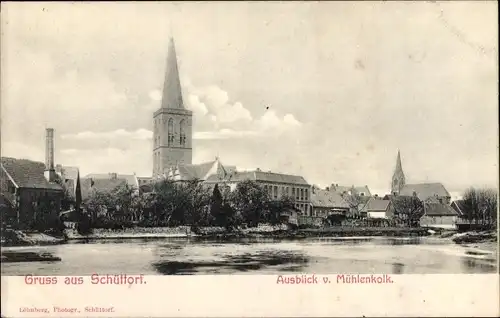 Ak Schüttorf in der Grafschaft Bentheim, Ausblick v. Mühlenkolk