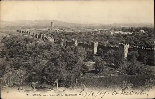 Ak Tlemcen Algerien, L'Enceinte de Mansourah