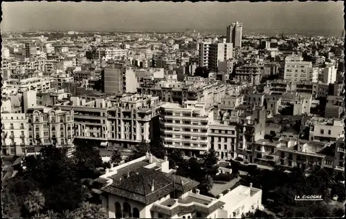 Ak Casablanca Marokko, Vue générale vers Mers Sultan