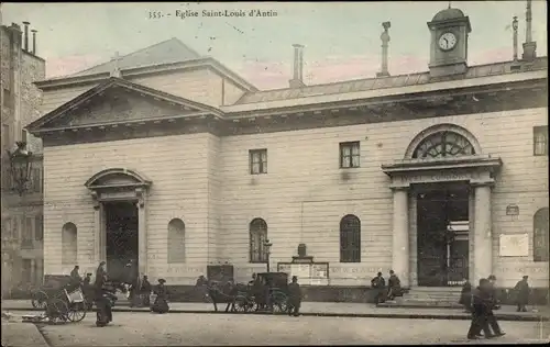 Ak Paris IX. Arrondissement Opéra, Eglise Saint Louis d'Antin
