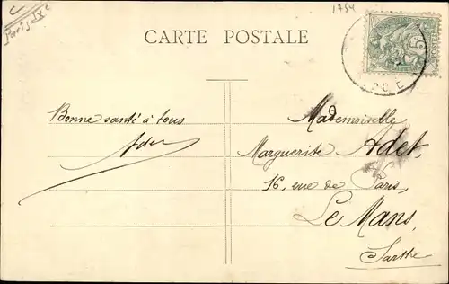 Ak Paris IX. Arrondissement Opéra, Eglise Saint Louis d'Antin