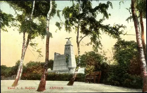 Ak Arnhem Gelderland Niederlande, Karel v. d. Heijden