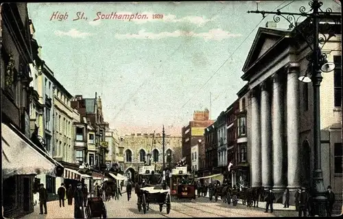 Ak Southampton Hampshire England, High Street