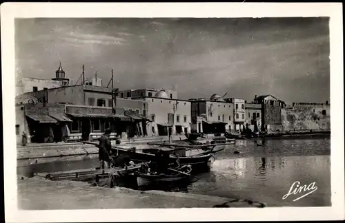 Ak Bizerte Tunesien, Un coin du Vieux Port