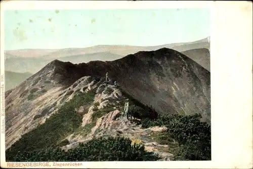 Ak Region Königgrätz Riesengebirge Tschechien, Kozí hřbety, Ziegenrücken