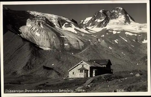 Ak Neustift im Stubaital in Tirol, Dresdnerhütte