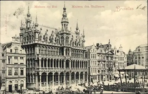 Ak Bruxelles Brüssel, Maison du Roi, Maison des Tailleurs