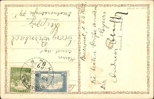 Ak Budapest Ungarn, Szent Istvan szobra, Denkmal des Heiligen Stephan