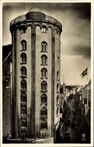 Ak København Kopenhagen Dänemark, Runde Taarn