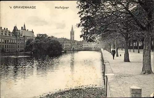 Ak 's Gravenhage Den Haag Südholland, Hofvijer