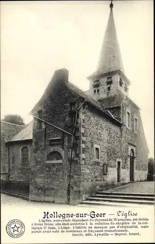 Ak Hollogne-sur-Geer Wallonien Lüttich, L'Eglise