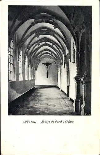 Ak Louvain Flämisch Brabant, Abbaye de Parck, Cloitre