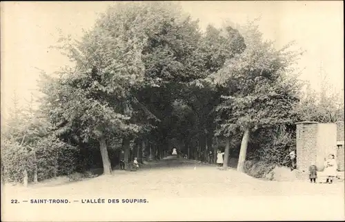 Ak Saint Trond Sint Truiden Flandern Limburg, L'Allee des Soupirs